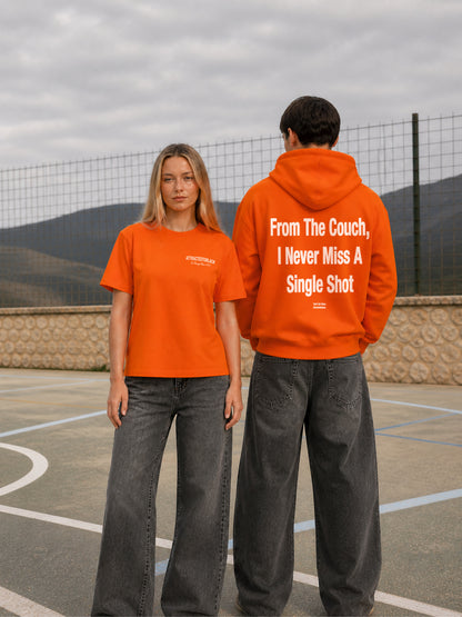 The In Orange Scripted Tee