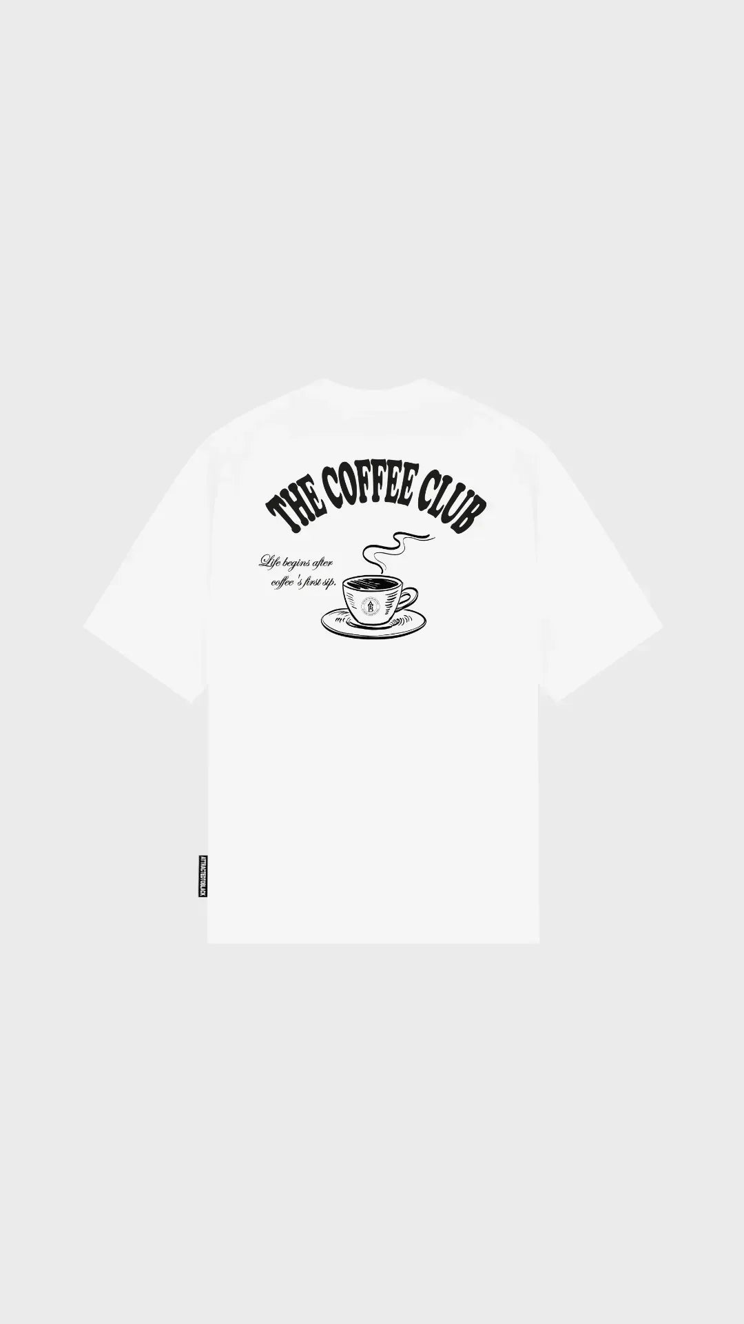 The Coffee Club Oversized Tee - Attractedtoblack