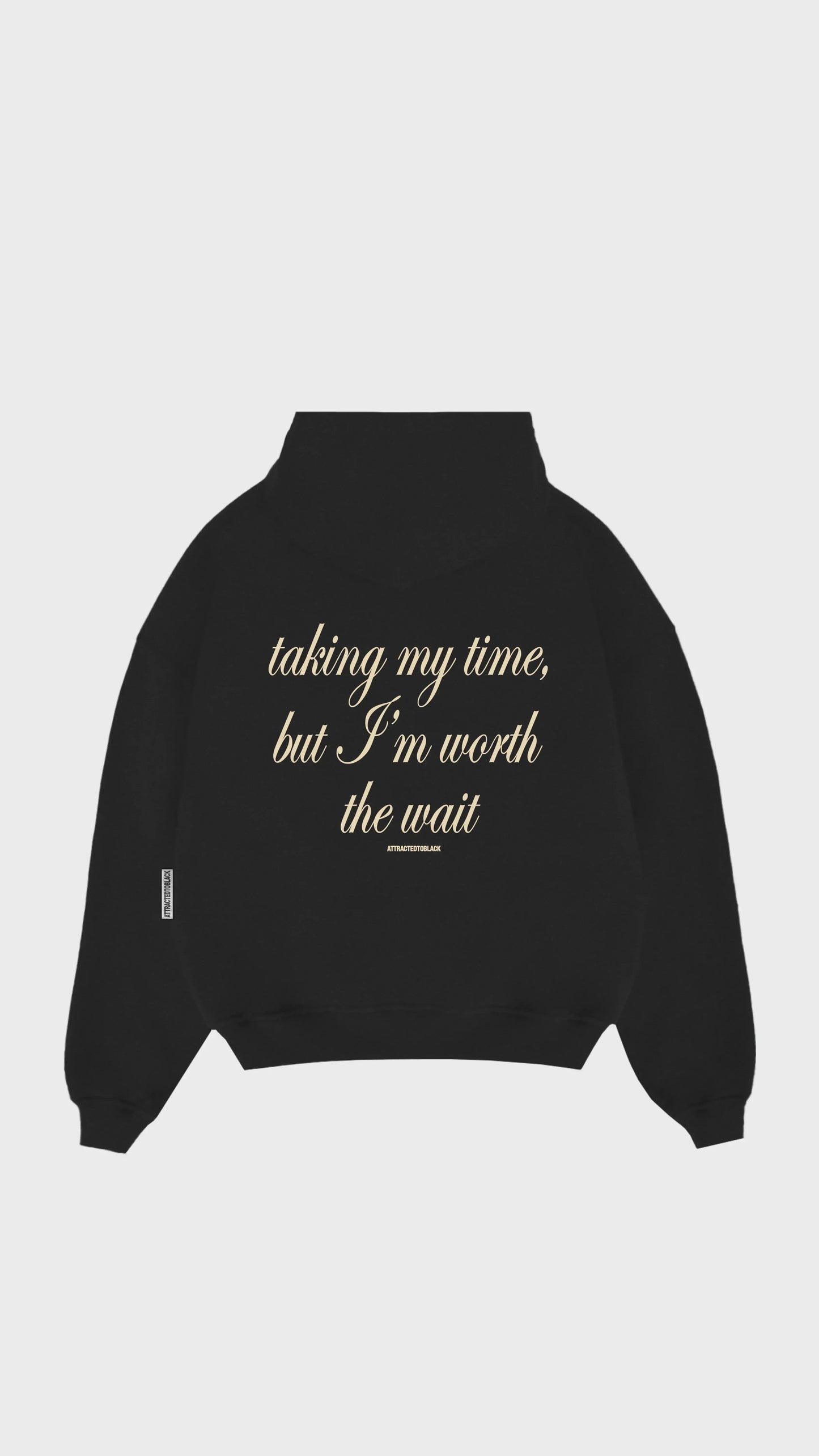 The Worth Hoodie - Attractedtoblack
