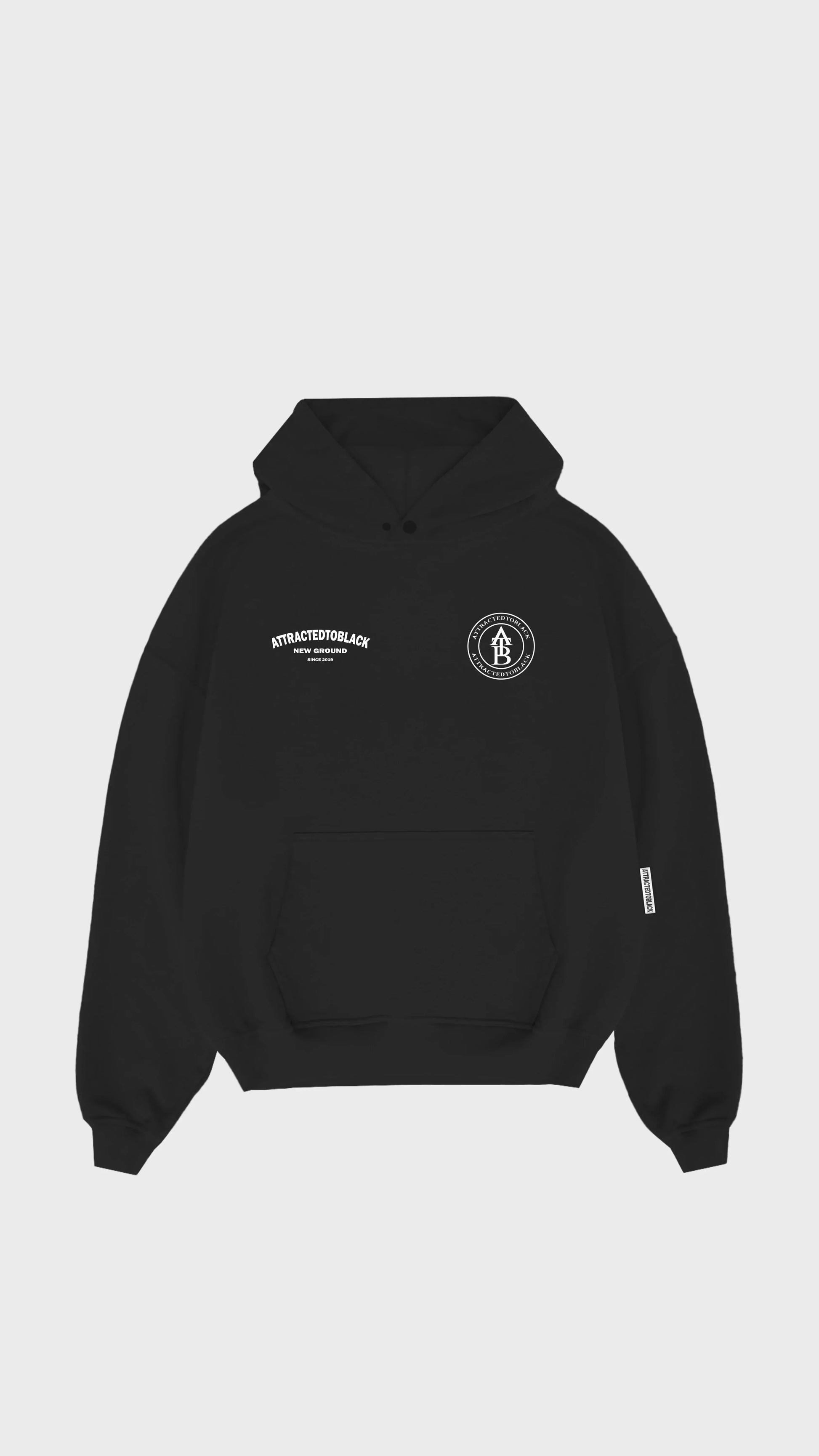 The Fresh Start Curve Hoodie - Attractedtoblack
