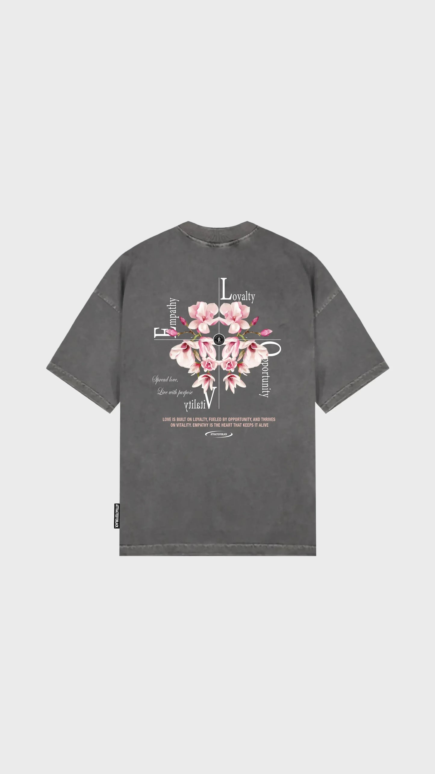The Heartfelt Oversized Tee - Attractedtoblack