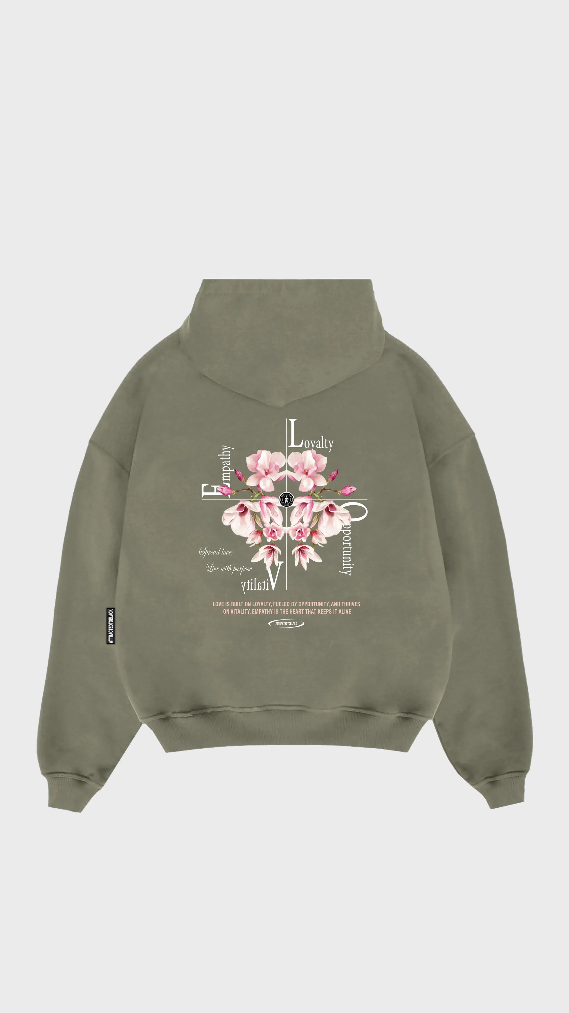 The Love Hoodie - Attractedtoblack