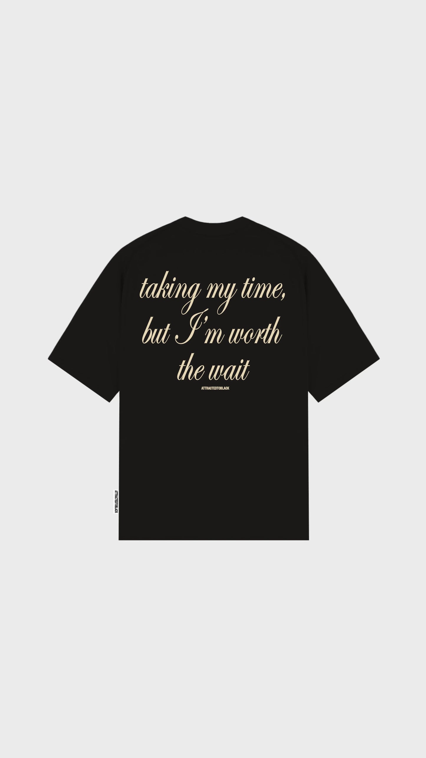 The Worth Oversized Tee - Attractedtoblack