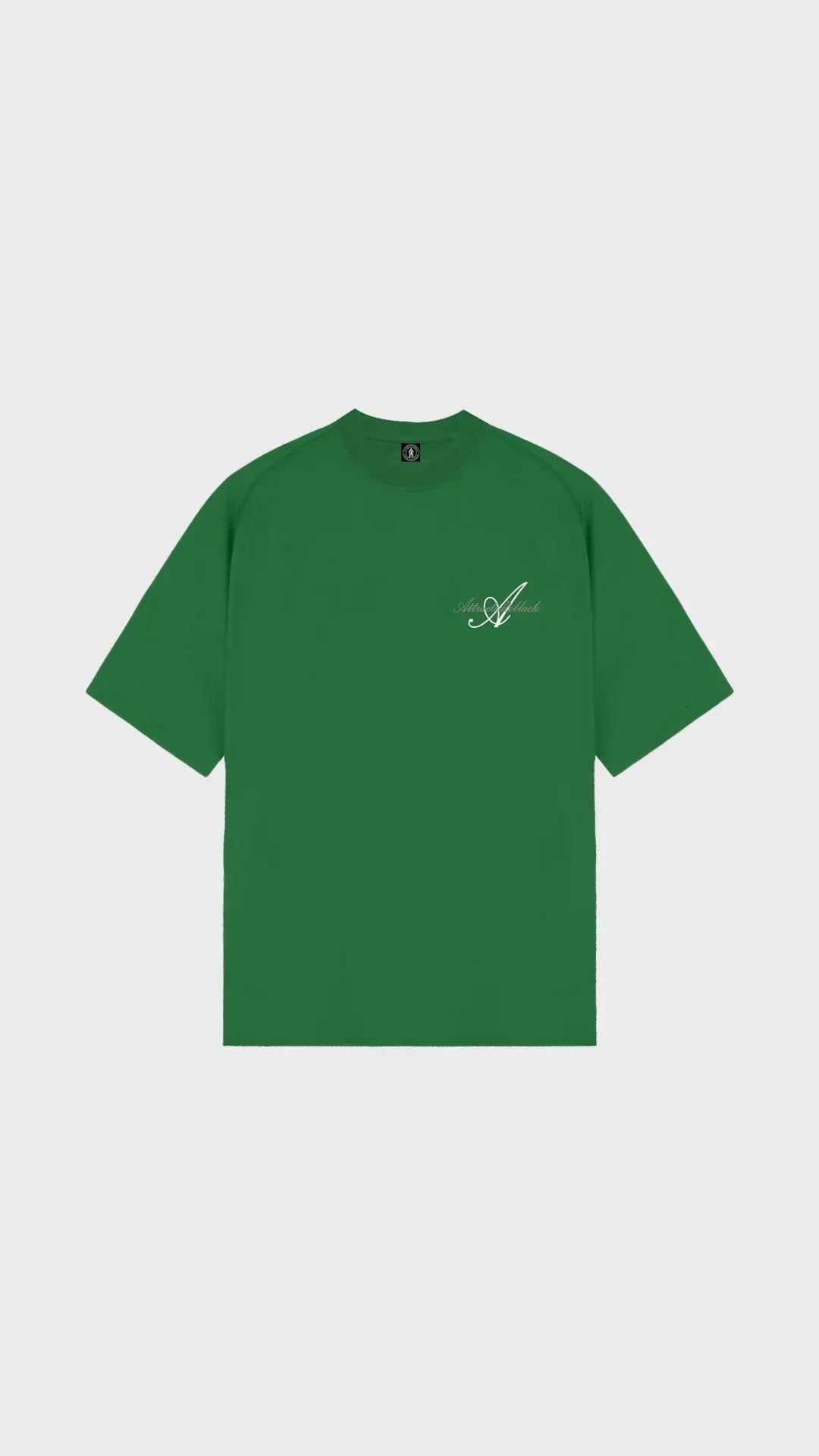 The Scripted Oversized Tee - Attractedtoblack