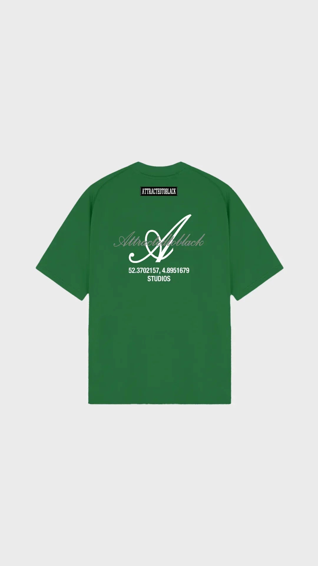 The Scripted Oversized Tee - Attractedtoblack