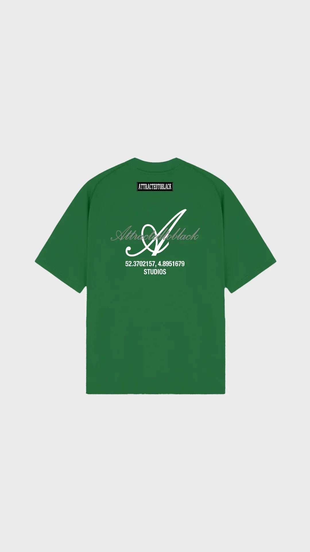 The Written Oversized Tee - Attractedtoblack