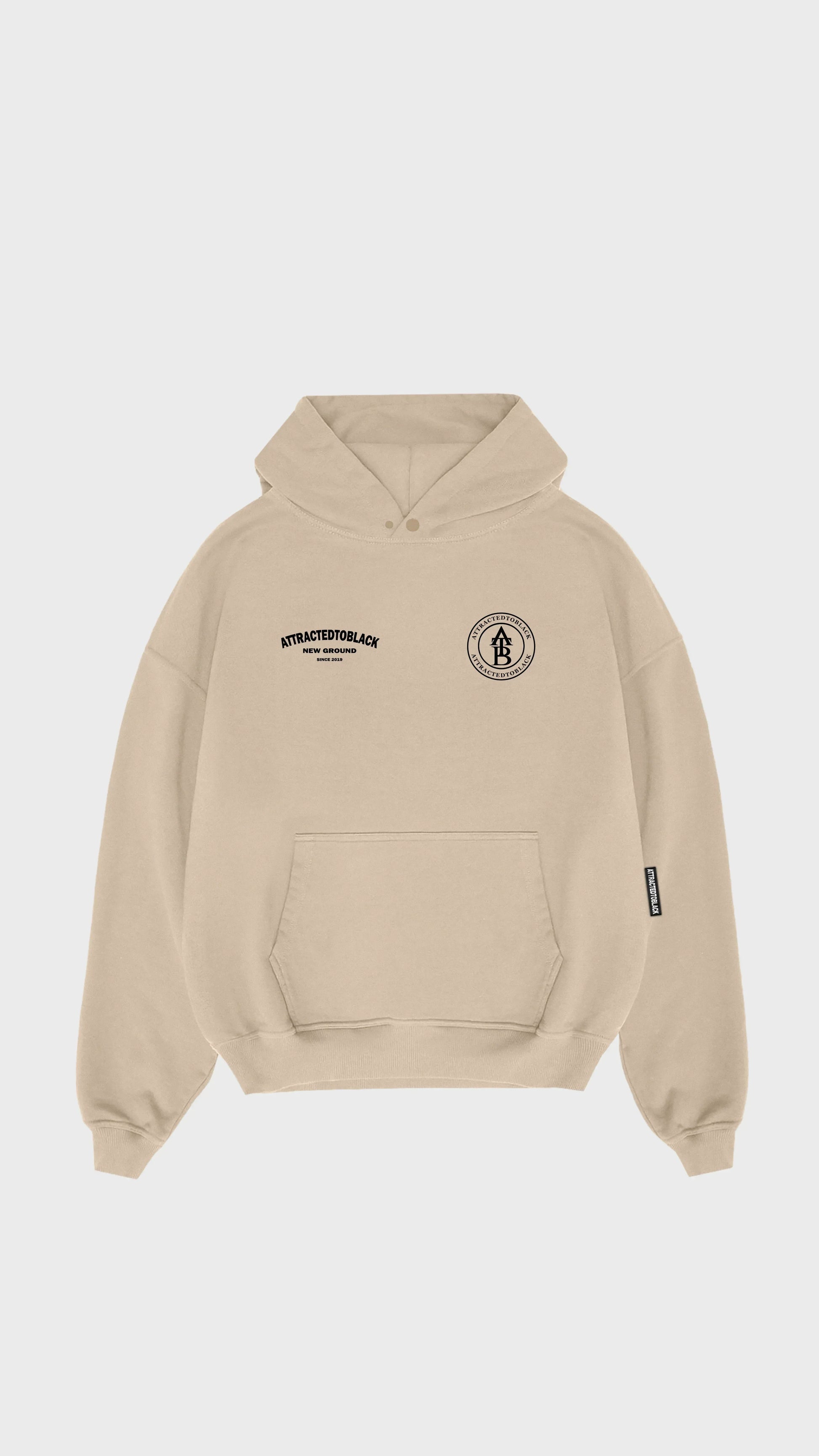 The New Ground Curve Hoodie - Attractedtoblack