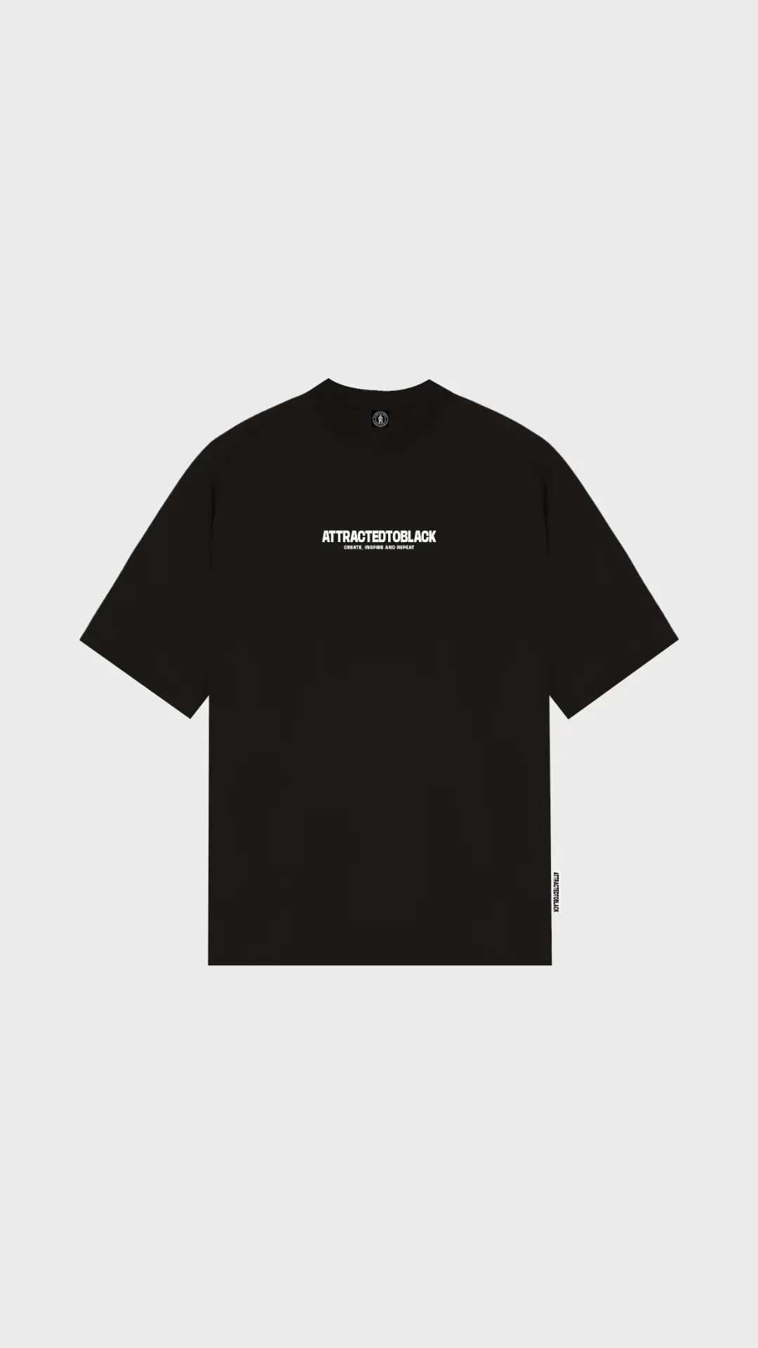 The Core Oversized Tee - Attractedtoblack