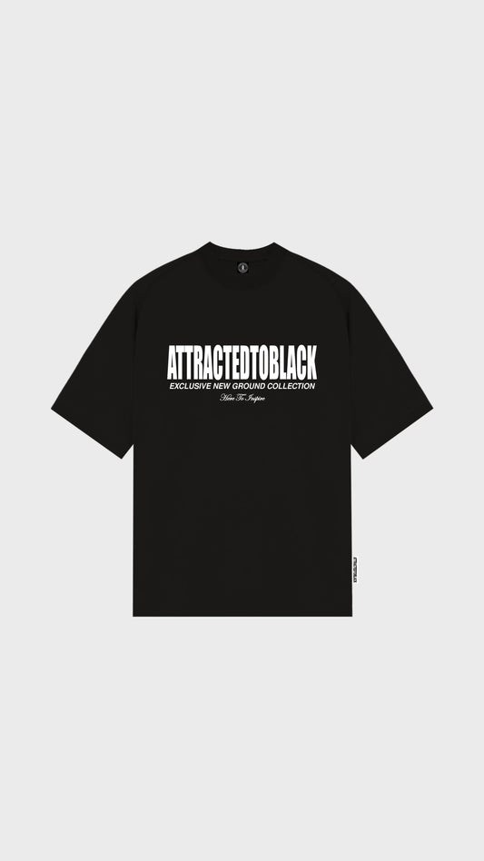 The Solid Base Chest Oversized Tee - Attractedtoblack