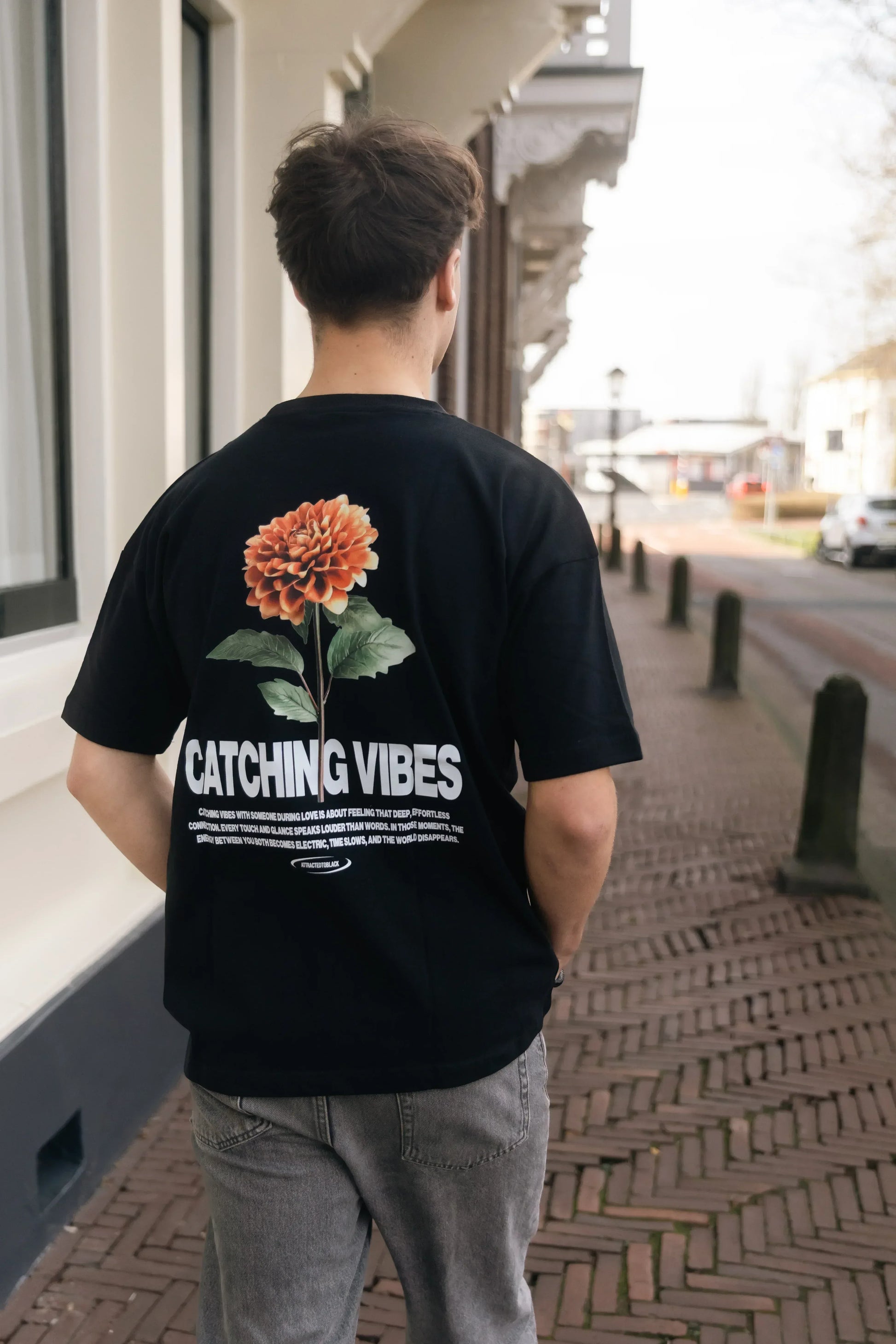 The Catching Vibes Oversized Tee - Attractedtoblack
