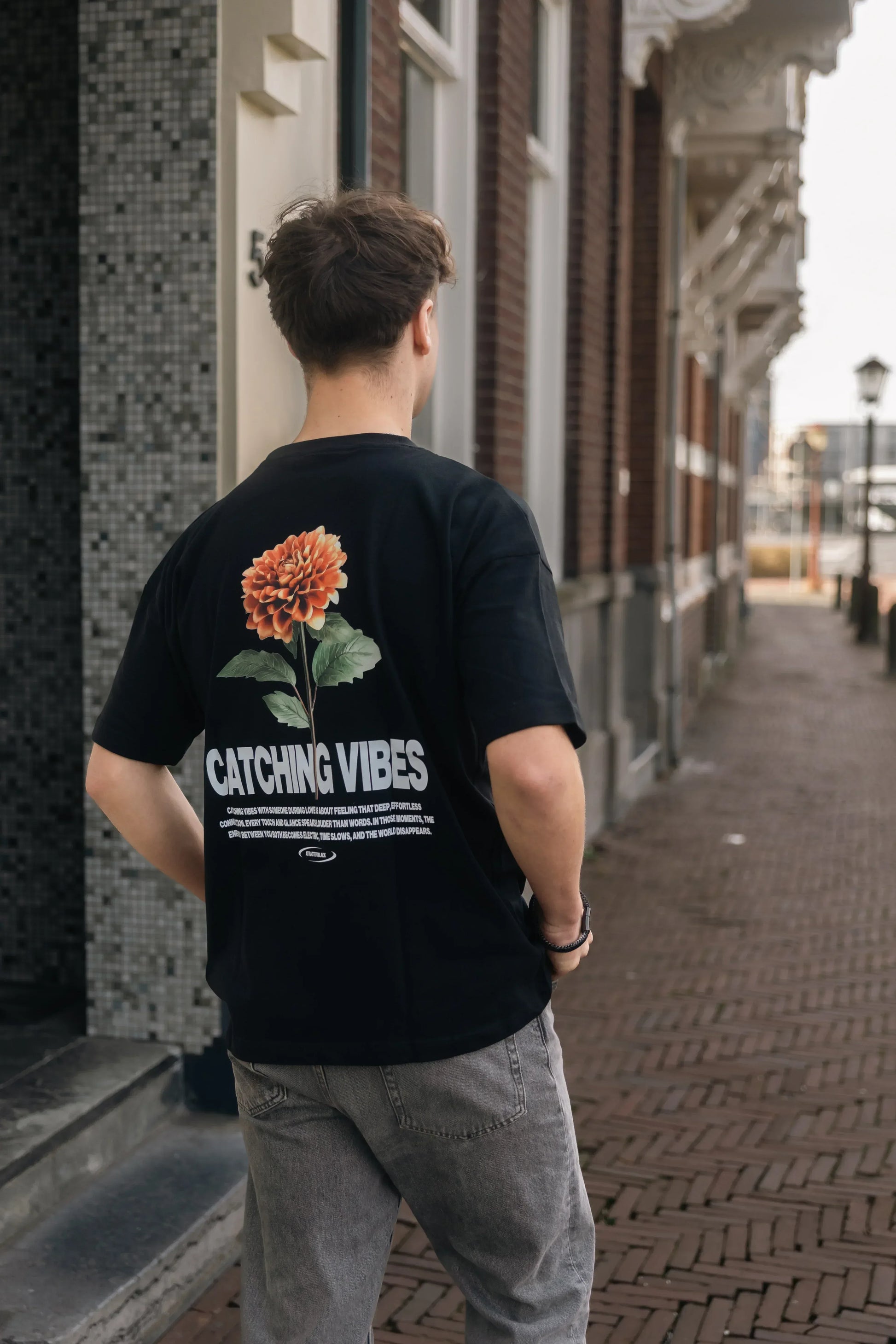 The Catching Vibes Oversized Tee - Attractedtoblack