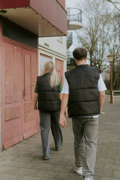 The Carriers Puffer Vest - Attractedtoblack
