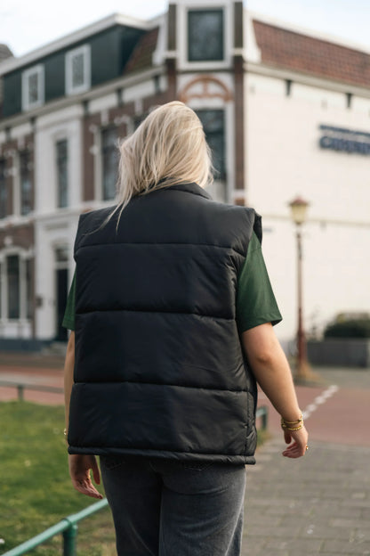 The Movers Puffer Vest - Attractedtoblack