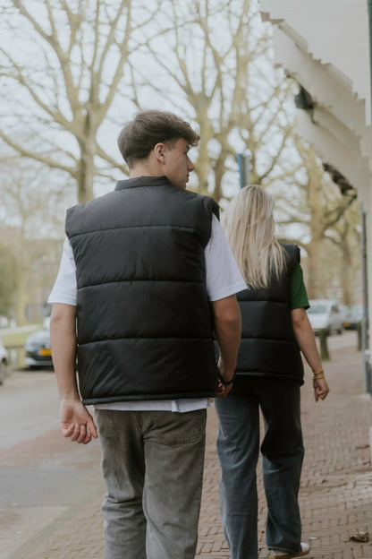 The Carriers Puffer Vest - Attractedtoblack