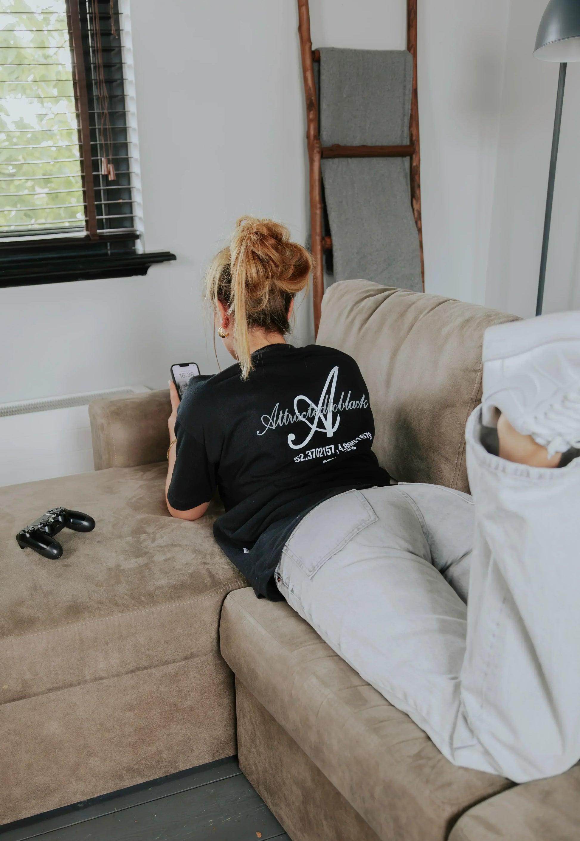 The Scripted Oversized Tee - Attractedtoblack
