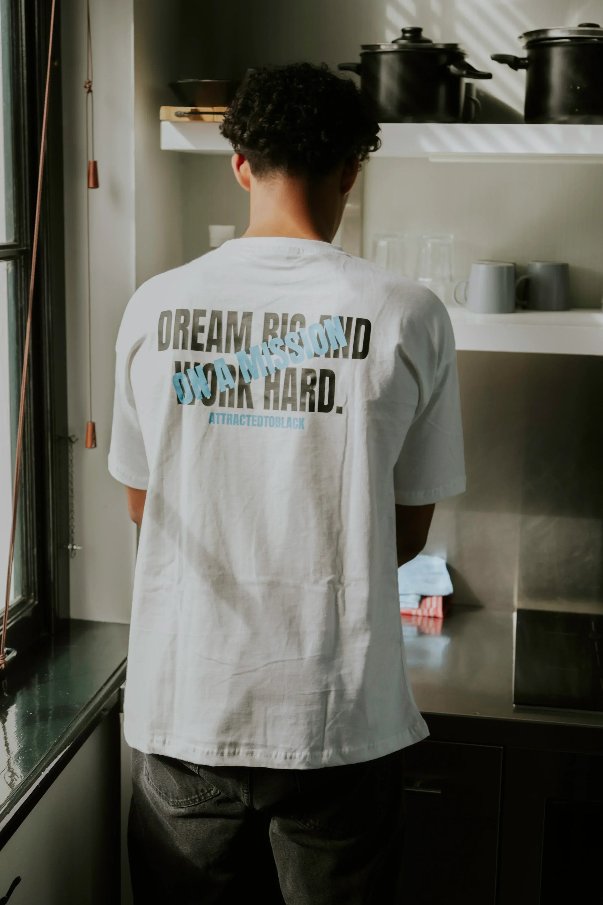 The Worker Oversized Tee - Attractedtoblack