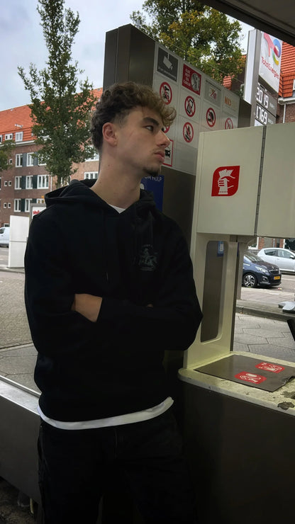 The Old Skool Regular Hoodie - Attractedtoblack