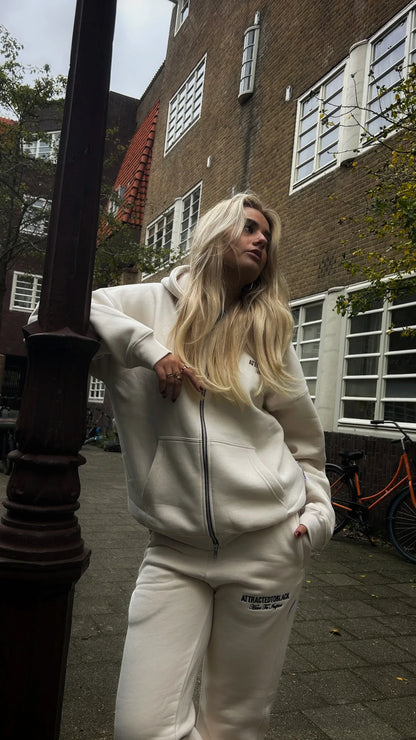 The Bloom Energy Zip Hoodie - Attractedtoblack