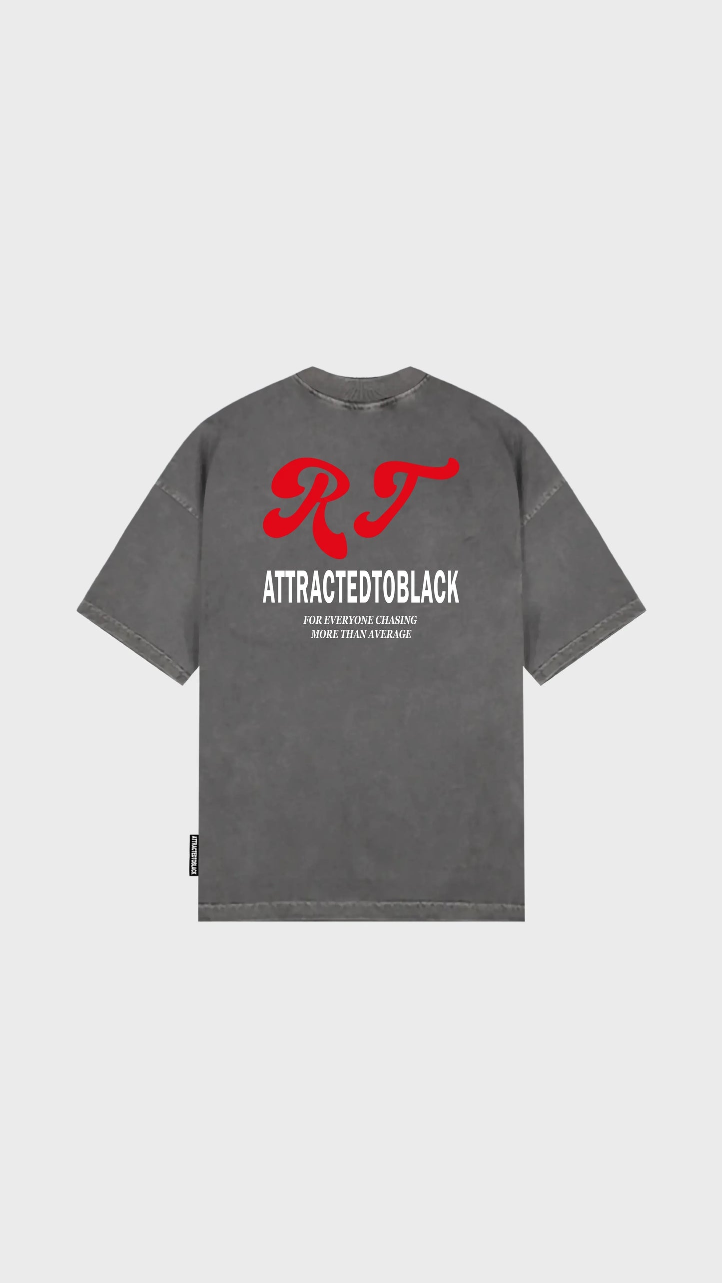 The Above Standard Oversized Tee - Attractedtoblack