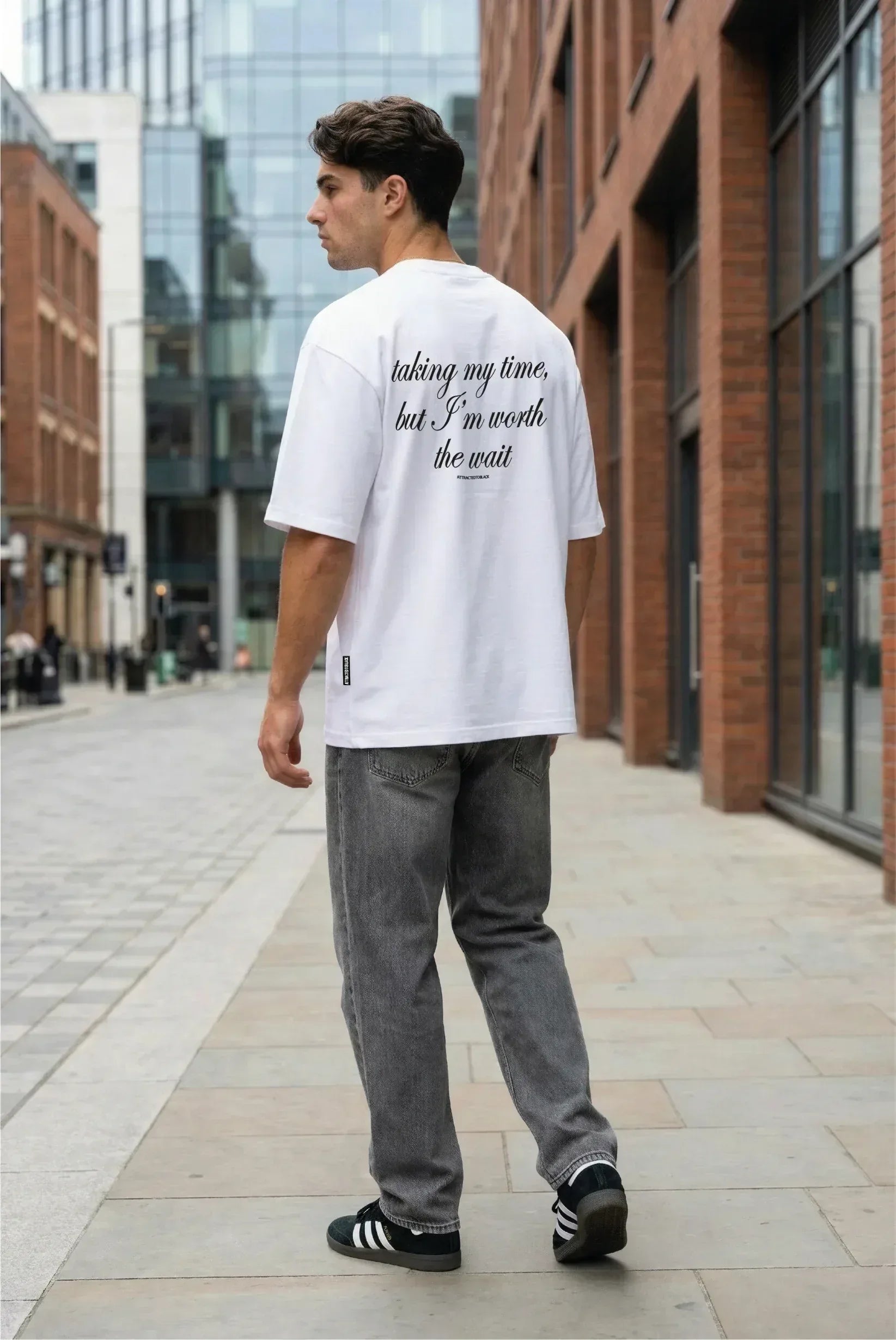 The Worth Oversized Tee - Attractedtoblack
