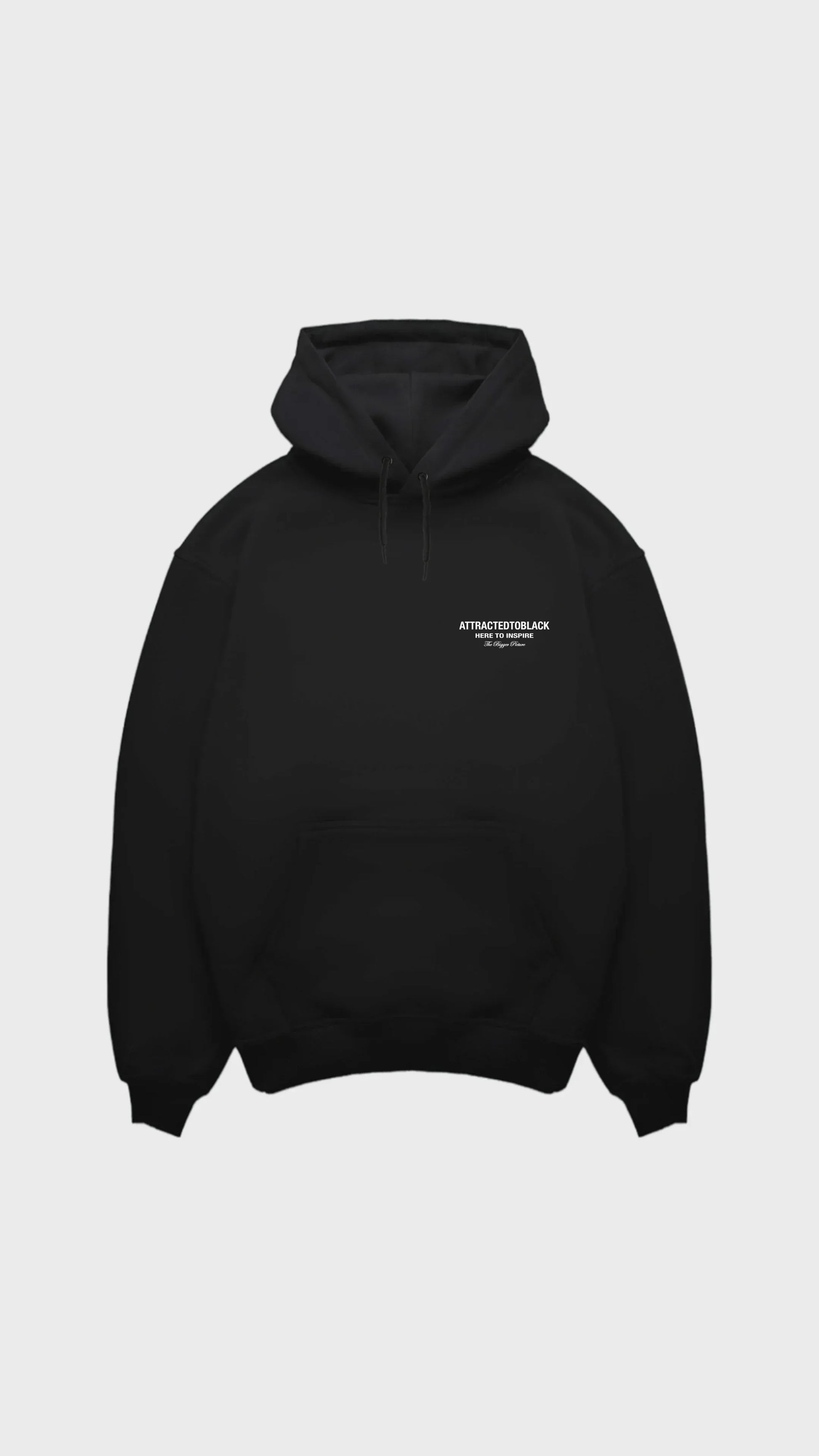 The Inspirator Regular hoodie - Attractedtoblack